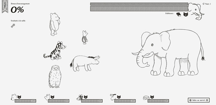 screenshot of game Goodnight Winnie