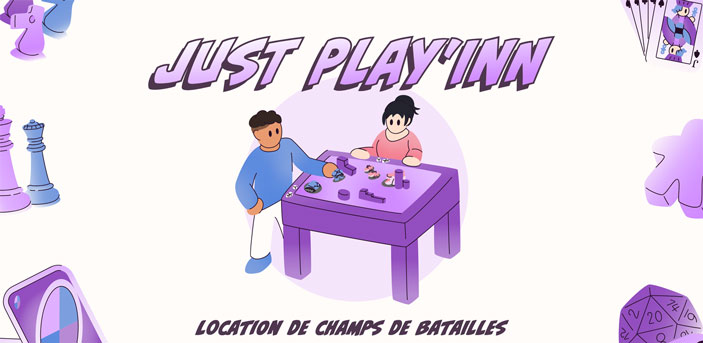 screenshot of website Just Play'Inn